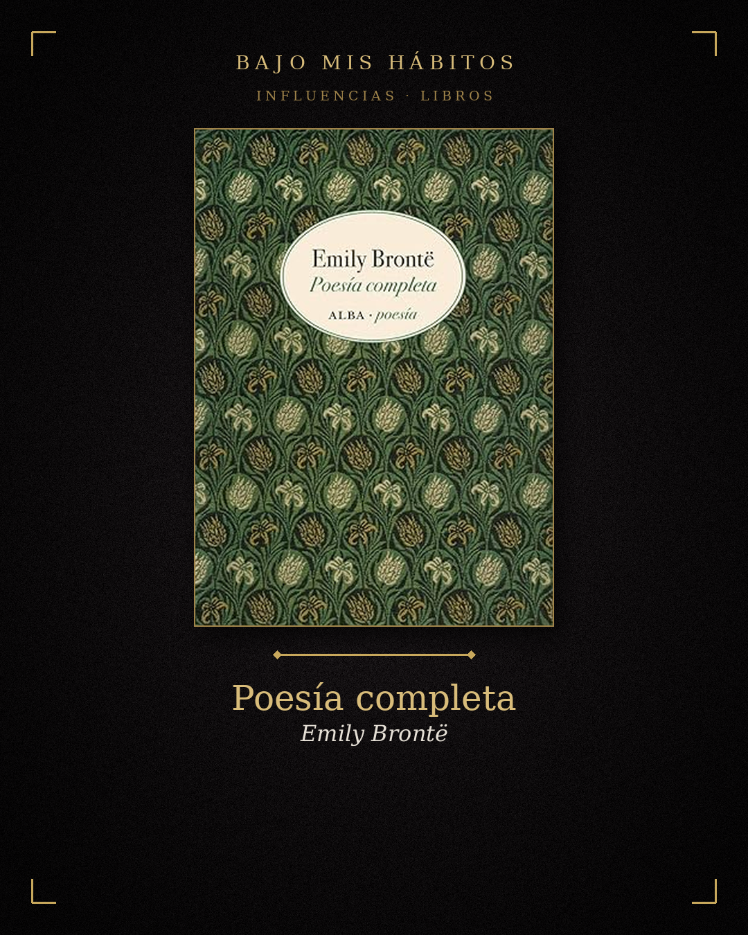 Influencia del poemario — libros