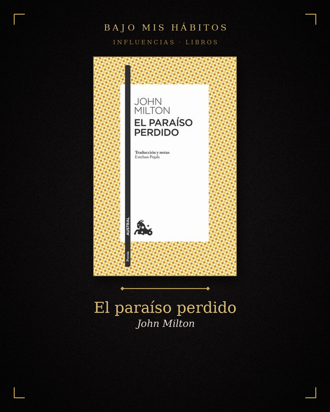 Influencia del poemario — libros